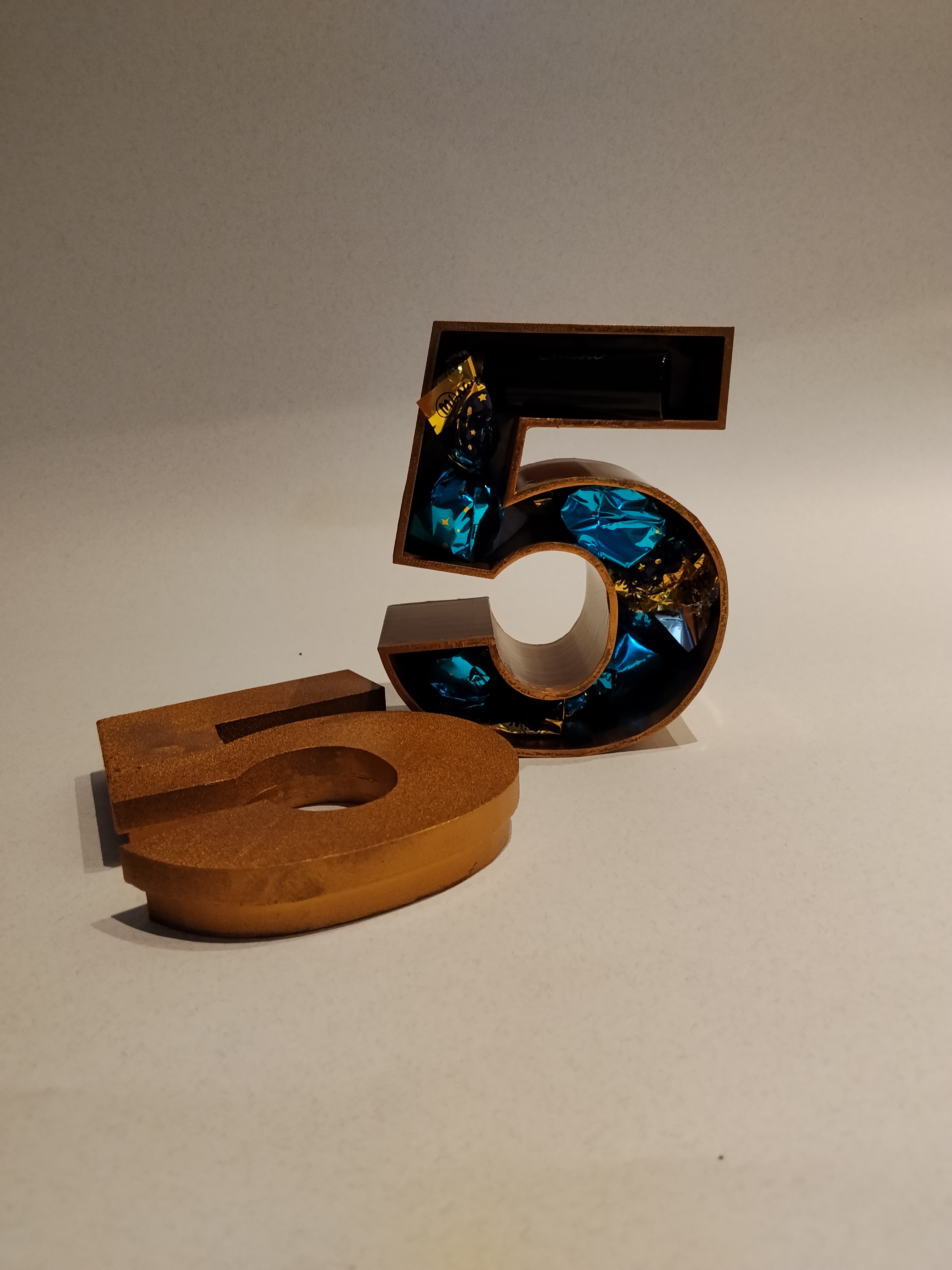 Dekorativni broj izrađen 3D štampom